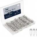 Mr. Pen- Small Safety Pins, 0.75 Inch, 500 Pack, Nickel Plated Steel, Silver, Rust Resistant Small Safety Pins Bulk for Clothes, Sewing, Arts & Craft