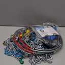 Snow-Chains Easy Install Tire-Chains, One-Pull Fit Heavy-Duty Tire Snow Chains for Pickup Trucks & SUVs Off-road, Emergency Tire Traction Car Tires 255 265 275 285 295 - Set of 2 (SCRV265)