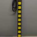 12 Outlet Long Power Strip, 3FT Power Cord, 2100 Joules Surge Protector, Wide Spaced Outlet Power Bar, Overload Protection Switch, Industrial Heavy Duty for Work Bench, Shop, Garage