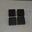 BTSD-home Furniture Risers 3.5 Inch Bed Lifts Risers Table Leg Extenders Perfect for Couch, Chair, Table, and More 4 Pack Black Square