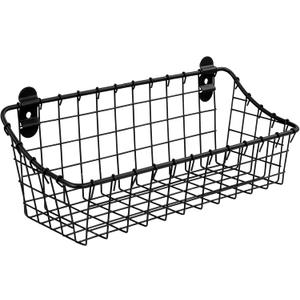Vintage Living Cabinet & Wall Mount Basket - Small