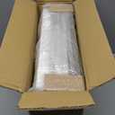 Fultyle Mid Century Modern Nightstand, Wood Bedside Table with Drawer and Opening Storage, End Table Living Room Fluted Night Stand with Solid Wood Legs for Bedroom (Grey)