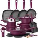 CAROTE 31pcs Pots and Pans Set, Nonstick Cookware Set, 31 Piece