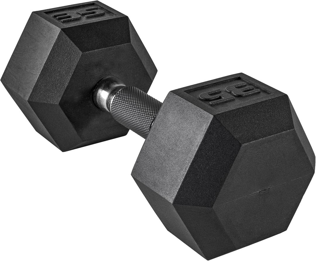 CAP Barbell Coated Hex Dumbbell Weight - Single | 10-120 lbs | Multiple Options