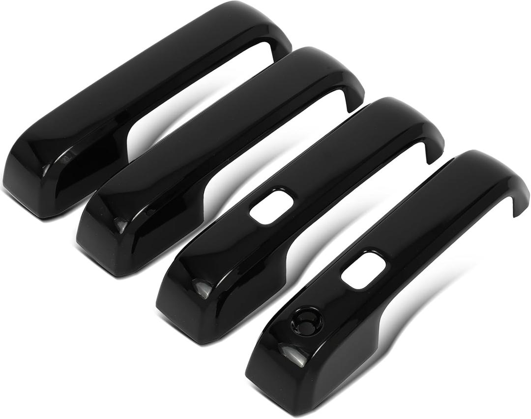 cciyu Black ABS Door Handle Cover Exterior Decoration for 2017-2022 for Ford for F-250/For F-350 Super Duty,2017-2022 for Ford F-450/For F-550 Super Duty, Door Handle Cover Car Accessories(4PCS)