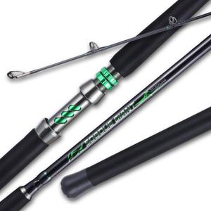 Sougayilang Spinning & Casting Catfish Rod,2 piece Medium Heavy Portable Travel Catfish Fishing Rod (SPIN8'0'')