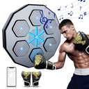 Nooriscuit Smart Music Boxing Target Home, Wall Mounted Training Equipment Indoor Boxing Exercise Machine Gift for Kids and Adult Workout