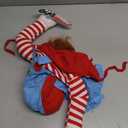 Pet Deadly Dog Costume, Cute Dog Cosplay Halloween Christmas Funny Pet Clothes Party Costume for Small Medium and Large Dogs (Small)