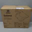 Diono Solana, No Latch, Single Backless Booster Car Seat, Lightweight, Machine Washable Covers, Cup Holders, Black