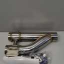 Universal 2.5 Inch Stainless Steel Exhaust Pipe Kit