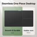 Marsail Electric Standing Desk with One-Piece Desktop,55 x 30 inch Height Adjustable Office Gaming Computer Desk with Deeper Tabletop,Home Office Stand up Desk with 4 Memory Presets, Desk for Bedroom, 