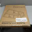 Clear Acrylic Dog Playpen Indoor, Puppy Cat Playpen, Small Pet Play Pen (White, 2 Panel)