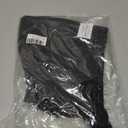 JomeDesign Summer Tops for Women Short Sleeve V Neck Shirts Side Split Loose Casual Tunic Tops (Black, XL)