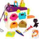 B. toys  Toy Vet Set for Toddlers, Kids  Pet Care  Pretend Play Set  Tools, Plush Toys  2+ Years