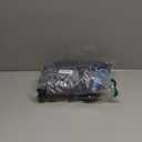 SlowTon Dog Winter Coat, Windproof 3 Layers Thick Warm Fleece Lining Dog Jacket for Cold Weather, Reflective Dogs Apparel with Leash Opening for Medium Large Dogs(Blue,L)