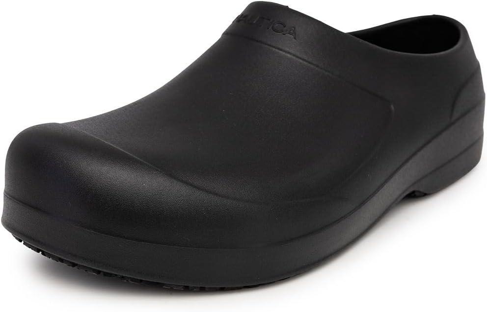 Nautica Women Men Work Clogs Slides Slip Resistant Quick Drying Kitchen Shoes Cushioned Sandals with Arch Support 11