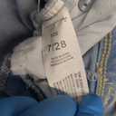 YMI Womens Junior Wannabettabutt 3-Button Mid-Rise Cuffed Hem Lightly Distressed Stretchy Denim Jean Shorts, 7 