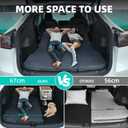 Tesla Model Y Camping Mattress Pad, 3 Inch Memory Foam Sleeping Pad Foldable Mattress for SUV Car Bed Conversion, Portable Foam Pad for Road Trips and Travel, Twin