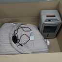 Adamson B10 Gray Bed Cooling System - Twin 75 L x 39 W - Water Bed Cooler Ideal for Hot Sleepers - 100% Cotton Mattress Cooling Bed Pad for Night Sweats - 5-Year Assurance