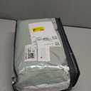 Ruffle Duvet Cover Queen Sage Green Comforter Cover with White Ruffle, Aesthetic French Romantic Washed Microfiber Ruffled Bedding Set with Zipper Closure 3 Pieces Bed Set