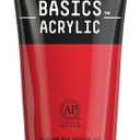 Liquitex BASICS Acrylic Paint, 250ml (8.5-oz) Tube, Cadmium Red Medium Hue