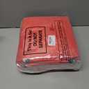 Shappy 6 Pcs 24 x 7 Inch Christmas Wreath Storage Bag Plastic Storage Containers for Wreaths Container Christmas Decorative Xmas Plastic Bag Holder Handles Dual Zipper Holiday Wrapping