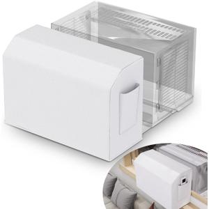 Flamorrow U-Shaped Window Air Conditioner Indoor Cover with Storage Bag, Indoor Full Cover for U-Shaped Window AC Unit, Windproof Design Protective Indoor Cover for Indoor AC Unit, Block Draft & Dust