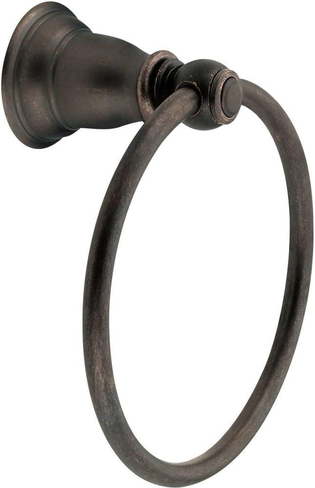 Moen YB5486ORB Kingsley Bathroom Hand Towel Ring, Oil-Rubbed Bronze