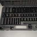 VEVOR 3/8" Drive Impact Socket Set, 48-Piece, Deep & Shallow Kit