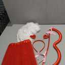 Seematn Cupid Costume Valentine's Day Accessory Kit Kids Bow and Arrow Headbands Angel Feather White Wings for Boy Girl 3+