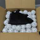 Coopay 50/100/200 Pack Practice Golf Balls, 42mm Plastic Golf Training Balls with a Drawstring Bag Hollow Sports for Swing Practice Driving Range Backyard Home Indoor Outdoor Use (White)