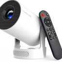 Magcubic Mini Projector with WiFi 6 and Bluetooth 5.4, Portable Projector 4K Support, 5W Soundbase Speaker, Auto Vertical Keystone 180°Rotatable Smart Proyector for Movie Home Outdoor