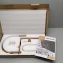 Magnetic Docking Kitchen Faucet with Pull Down Sprayer, Dual-Function Spray and 360 Degree Swivel, Commercial Spring Kitchen Faucet, Rose Gold