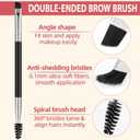 Eyebrow Pencil Kit, with Microblading Eyebrow Pen, Eyebrow Gel, Eyeliner, Eyebrow Brush, Eyebrow Pencils for Women, Waterproof, Smudge Proof, Long Lasting Makeup Formula - Soft Brown