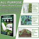 Plant Covers Freeze Protection, 10ft33ft Reusable Rectangle Frost Protection Floating Row Cover Plant Blanket Garden Winterize Cover for Cold Weather Snow