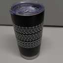 Hidden Message Coffee Mug 20oz, Gift for Work Bestie, Funny Coffee Mug, Modern Coffee Lover Gift for Friends, Family, Coworkers (Black)