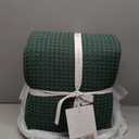 Levtex Home - Mills Waffle - Full/Queen Quilt Set - Forest Green Cotton Waffle - Quilt Size (88 x 92in.), Sham Size (26 x 20in.)