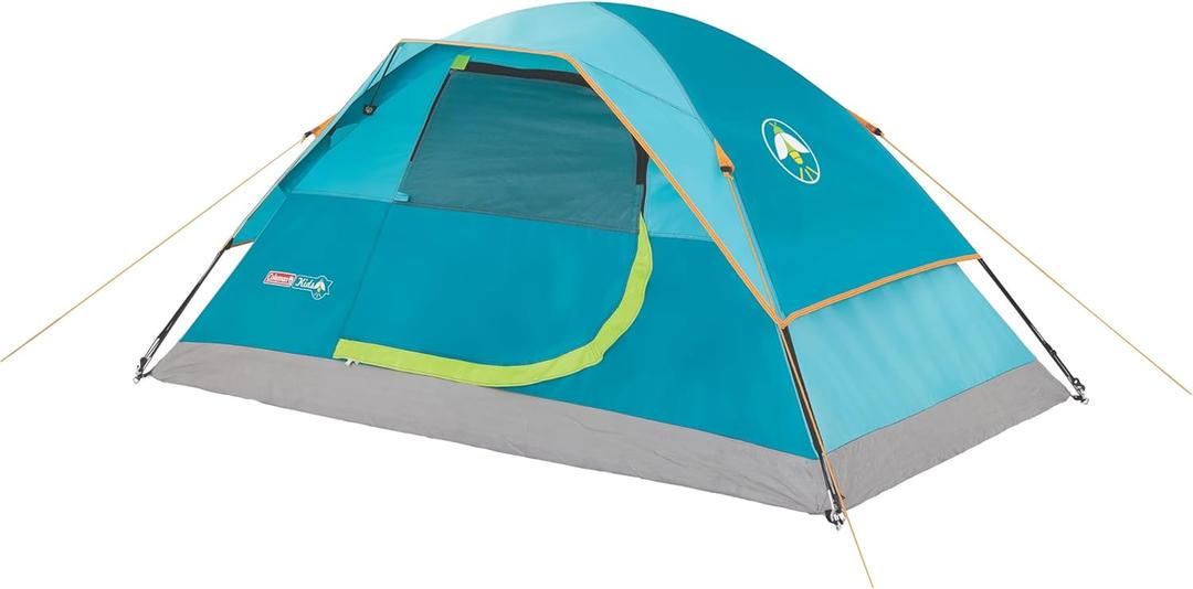 Coleman Kids Wonder Lake Tent with Rainfly, Sets Up in About 10 Minutes, 2-Person Glow-in-The-Dark Tent for Campsite, Backyard, or Indoor Use