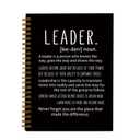 Leadership Gift Notebook for Work, Employee Appreciation Gifts, Thank You Gift for Leader Mentor Boss Supervisor, Notebook for Women Men, Hardcover Spiral Journal, 5.5 x 8.3 Inch