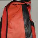 Christmas Tree Storage Bag,Fits Up 8 Ft Tall Artificial Trees,600D Oxford Material,Heavy Duty Tree Bag,Dampproof Storage Bag with Durable Reinforced Handles & Dual Zipper&Transparent Pocket (8FT red&black)