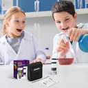 Handheld Portable Pocket Microscope for Kids - BEBANG Mini Lab Kids Microscope with 5 Prepared Slides LED Portable Microbiological Observation Miniscope Tool for Science Exploration