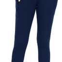 GAYHAY Fleece Lined Leggings for Women  Thick Winter Warm Thermal High Waisted Tummy Control Workout Yoga Pants (Medium, Pkt-navy Blue)