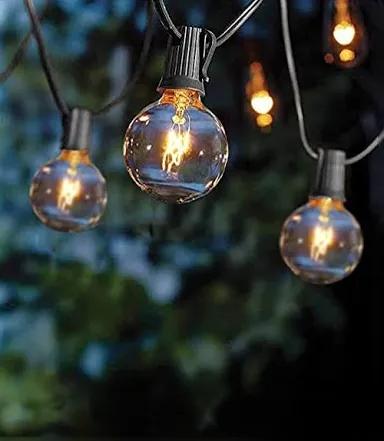 Deneve Globe String Lights with G40 Bulbs (25ft.)