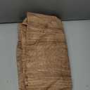 PRETYZOOM Round PVC Tablecloth with Elastic Band Flannel Backed Table Cover for Round Tables Easy to Clean for Dining Restaurant Use