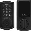 Kwikset SmartCode 270 Keyless Entry Electronic Touchpad Deadbolt Door Lock with Auto-Lock, Custom User Codes, Advanced Security in Matte Black Traditional