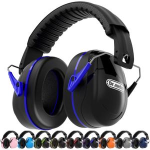 Dr.meter Noise Reduction Ear Muffs, SNR31dB Hearing Protection Sensory Earmuffs, Noise Cancelling Headphones for Adults Ear Protection for Gun Range, Yard Work, Mowing, Monster Truck, Fireworks