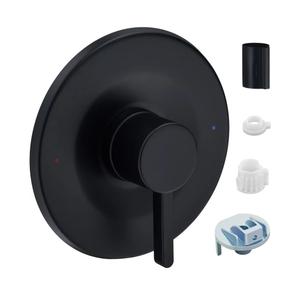 Shower and Tub Trim Kit, Compatible with Moen Posi-Temp Valve, Matte Black