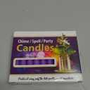 Biedermann & Sons Purple Chime Candles (20 Count), Unscented Dripless Tapers, 4 Inch Tall 0.5 Inch Diameter, 2 Hour Long Burning Paraffin Wax, for Angel Chime Carousels and Holders