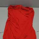 BORIFLORS Women's Ruched Bodycon Long Sleeve Maxi Dress Mesh Square Neck Cocktail Party Long Dresses Medium