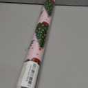 Yarcony Girl Christmas Wrapping Paper Roll, Pink Wrapping Paper, Metallic Foil Elegant Pastel Christmas Tree, Candy Cane & Bow Design Girl Holiday Gift Wrap for Winter Holiday (17 Inch X 33 Feet)